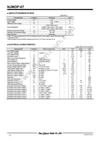 NJMOP-07M Datasheet Page 3
