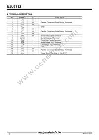 NJU3712D Datasheet Page 2