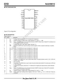 NJU39612E2-TE2 Datasheet Page 2