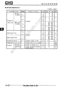 NJU4052BD Datasheet Page 3