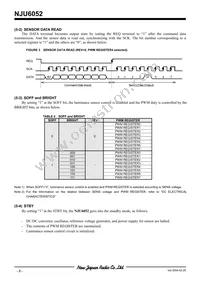 NJU6052V-TE1 Datasheet Page 8