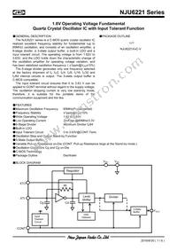 NJU6221CC-V-CT4 Datasheet Cover