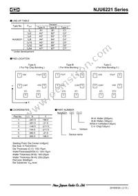 NJU6221CC-V-CT4 Datasheet Page 2