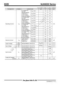 NJU6222CC-V-CT4 Datasheet Page 5