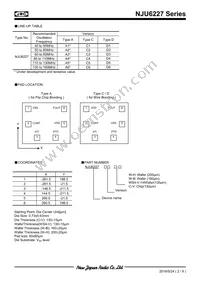 NJU6227DC-V-CT4 Datasheet Page 2