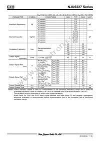 NJU6227DC-V-CT4 Datasheet Page 7