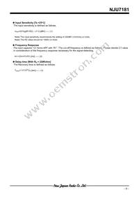 NJU7181RB1-TE1 Datasheet Page 9