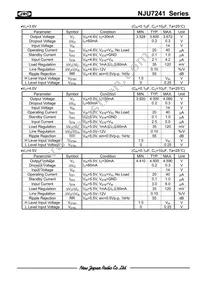 NJU7241F50-TE1# Datasheet Page 6