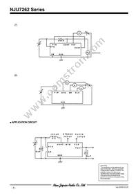 NJU7262M50 Datasheet Page 6