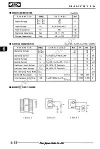 NJU7311AM-TE1 Datasheet Page 4