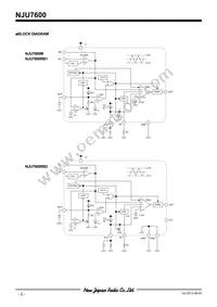 NJU7600RB1-TE1# Datasheet Page 2