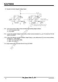 NJU7660AM-TE1 Datasheet Page 6