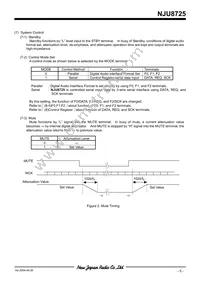 NJU8725V-TE1# Datasheet Page 5