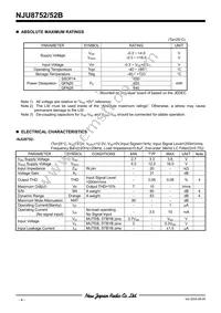 NJU8752V-TE1 Datasheet Page 4