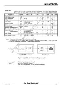 NJU8752V-TE1 Datasheet Page 5