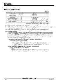 NJU8754V-TE2 Datasheet Page 4