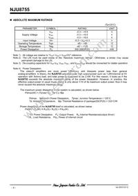 NJU8755V-TE1 Datasheet Page 4