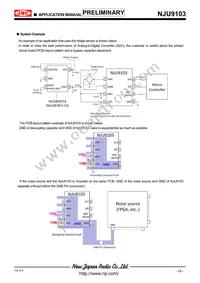 NJU9103KV1-TE3 Datasheet Page 19