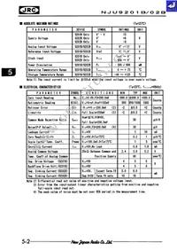 NJU9202BD Datasheet Page 2