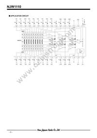 NJW1110V-TE1 Datasheet Page 8