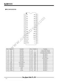 NJW1111V-TE1 Datasheet Page 2