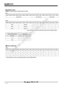 NJW1111V-TE1 Datasheet Page 6