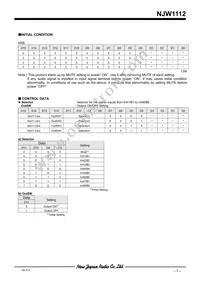 NJW1112V-TE1 Datasheet Page 7