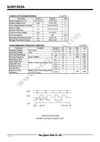 NJW1503AV-TE1# Datasheet Page 2