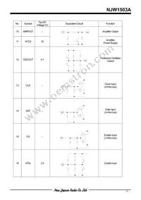 NJW1503AV-TE1# Datasheet Page 7