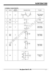 NJW1508V-TE1 Datasheet Page 7