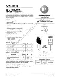 NJW44H11G Datasheet Cover