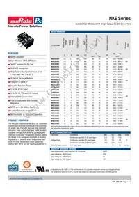 NKE1209DC Datasheet Cover