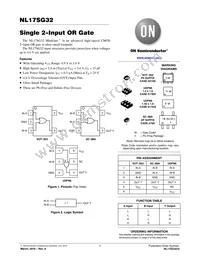 NL17SG32CMUTCG Datasheet Cover