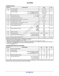 NL27WZ02USG Datasheet Page 3