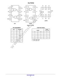 NL27WZ32USG Datasheet Page 2