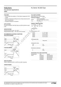 NL322522T-220J Datasheet Cover