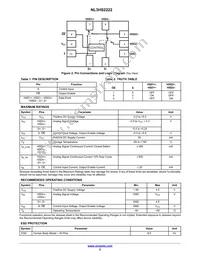 NL3HS2222MUTBG Datasheet Page 2