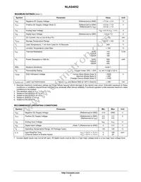 NLAS4052QSR Datasheet Page 3