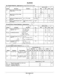 NLAS4501DFT2G Datasheet Page 3