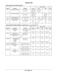 NLAS4717EPFCT1G Datasheet Page 3