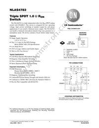 NLAS4783MN1R2G Datasheet Cover