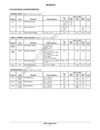 NLAS5157MUTCG Datasheet Page 3