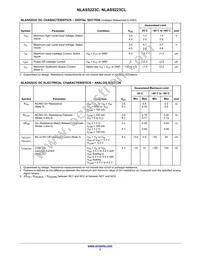 NLAS5223CLMUTAG Datasheet Page 3
