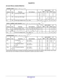 NLAS7213MUTAG Datasheet Page 3