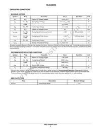 NLAS8252MUTAG Datasheet Page 3