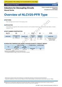 NLCV25T-1R0M-PFR Datasheet Page 3