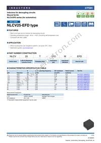 NLCV25T-6R8M-EFD Datasheet Cover