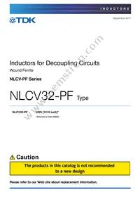 NLCV32T-680K-PF Datasheet Cover