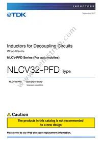 NLCV32T-6R8M-PFD Datasheet Cover