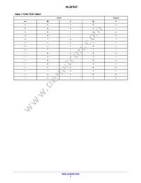 NLSF457MU3TCG Datasheet Page 2